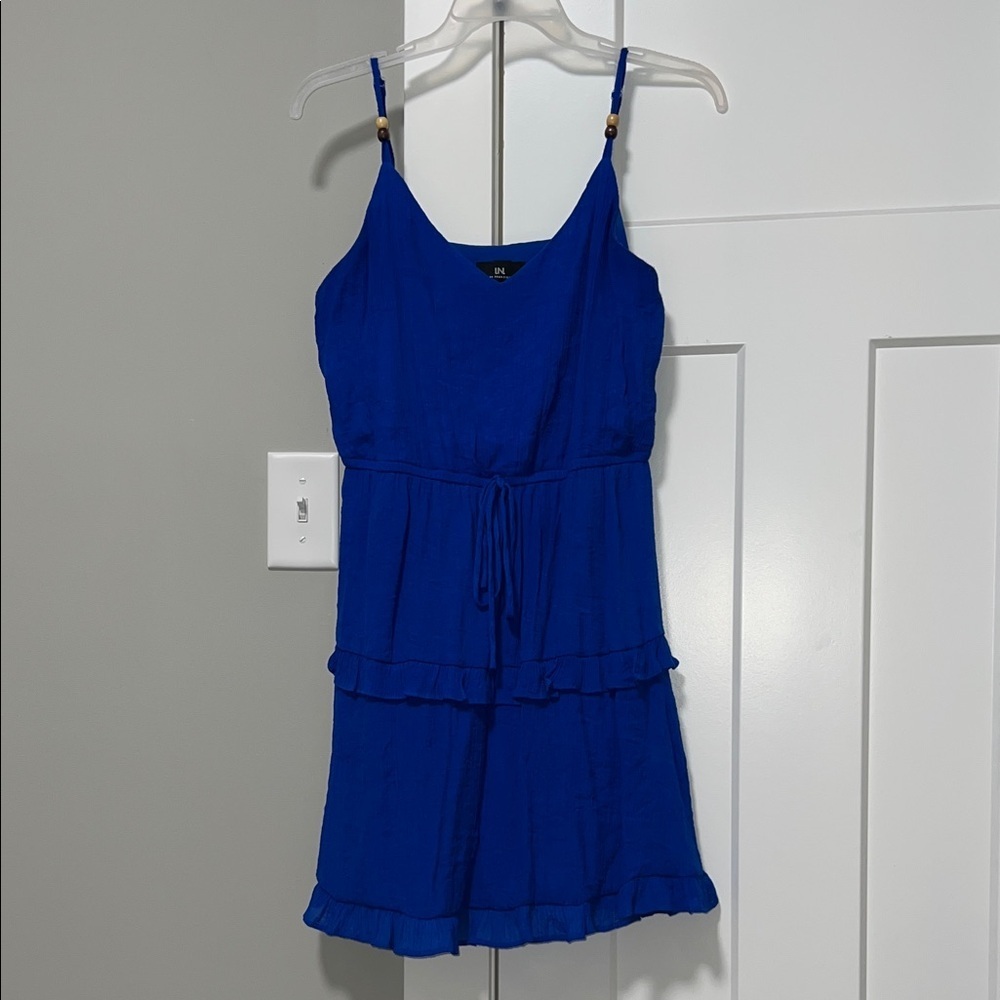 I.N. San Francisco Vibrant Blue Dress